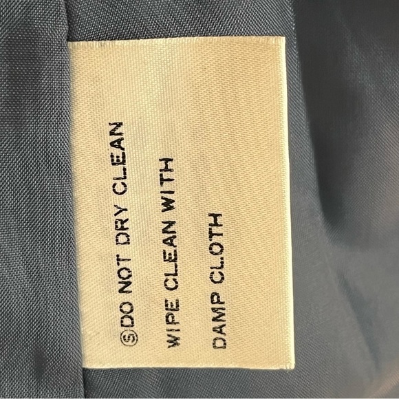 Women’s Vintage 70’s Fingers Fashions Blue Polyvinyl Jacket Size 38 - Picture 7 of 13